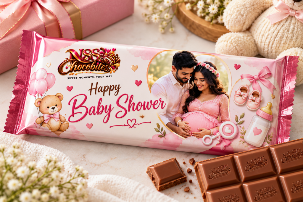 CUSTOMIZED CHOCOLATE FOR OCCASION Baby shower