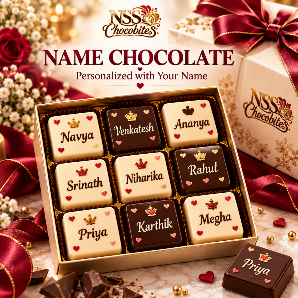 Customized Name chocolate in Hyderabad