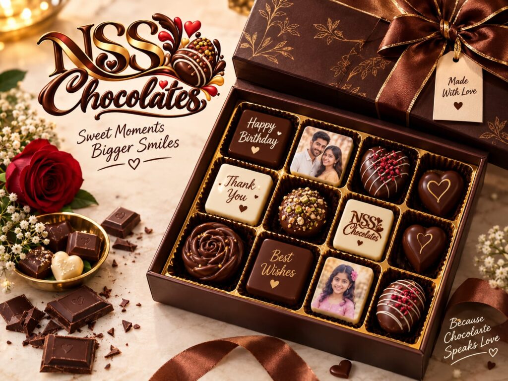 Customized chocolates in Hyderabad by NSS Chocobites