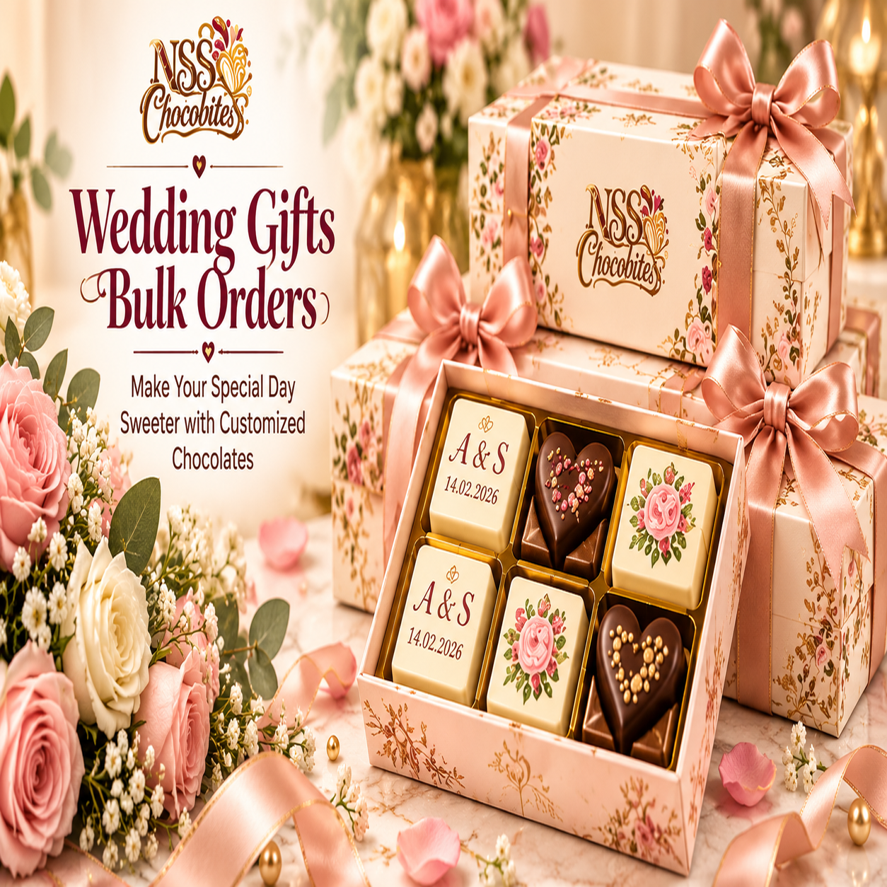 wedding bulk order chocolates in hyderabad